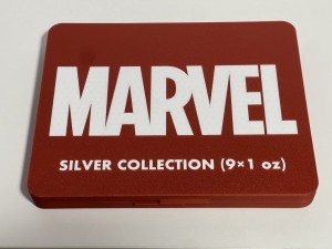 Pudełko na 9x1OZ Monety seri Marvel. Bez monet 